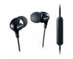 In+ear headphones with microphone Philips SHE3555BK/00, black