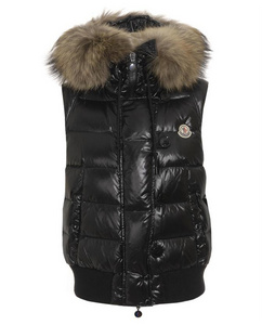 2013 New! Moncler Tarn Quilted Men's Down Vest Fur Trimmed Hood [caf8]