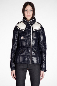 Moncler Quincy Doudoune Womens Down Jackets Navy Blue [58a3]