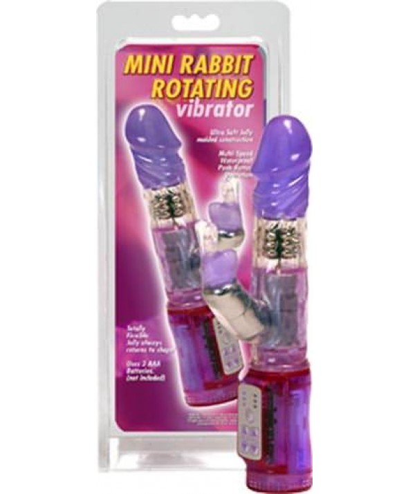 Mini Rabbit Rotating, lilla pärlvibraator, Sekslelud, Sekslelud naistele, Jänku- ja pärlivibraatorid