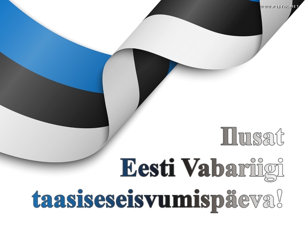 Ekaart: Eesti taasiseseisvumispäev