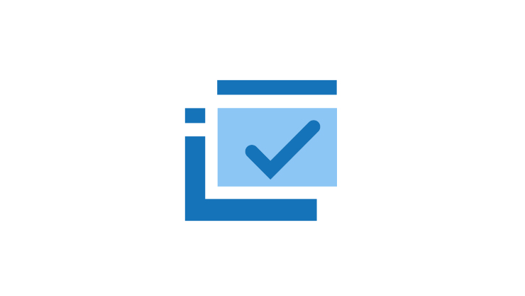 Illustration of multiple pages with a check mark