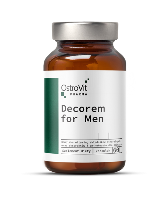 OstroVit Pharma Decorem For Men, kõik vajalik ühes 60kps, TOIDULISANDID, Eritooted, Vitamiinid ja mineraalid