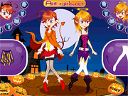 Halloween Devil Twins