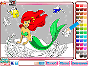 Mermaid Ariel Coloring