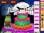 Spooky Cake Deco