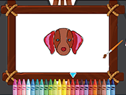 Doggy Face Coloring