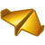 Gold-plated Paper Plane