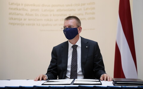 Läti välisminister Edgars Rinkevics