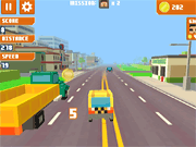 Pixel Road Taxi Depot