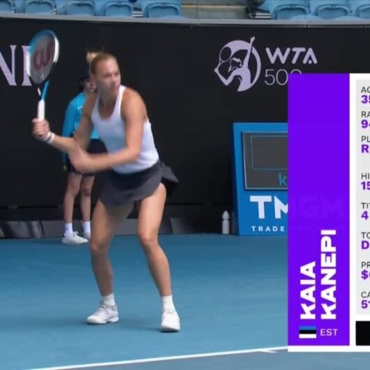 Tennis: Kaia Kanepi - Arina Sabalenka