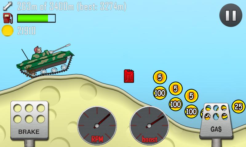 Hill climb racing