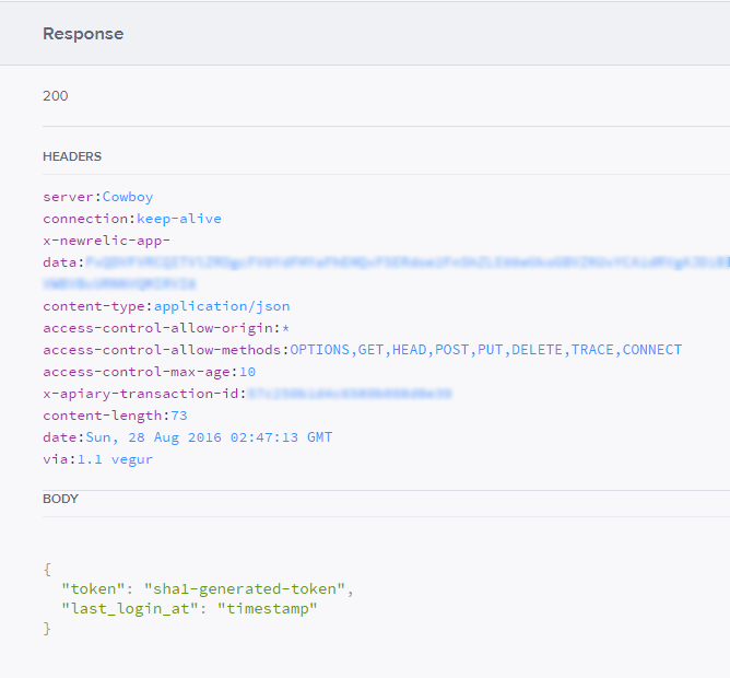 response headers in web interface