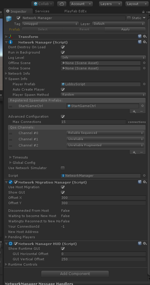 NetworkManager Component