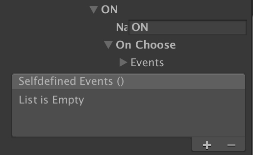 Selfdefined Events UnityEvent field in inspector