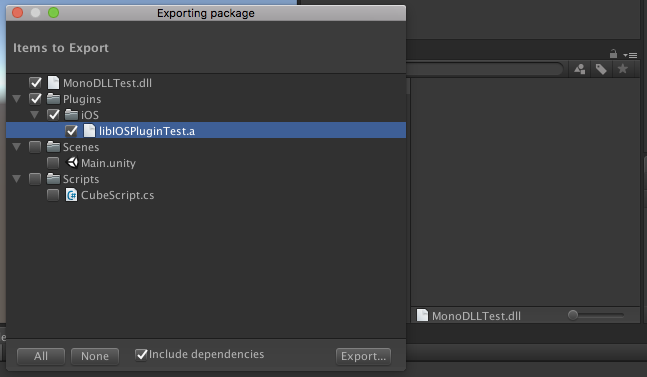 Unity screenshot
