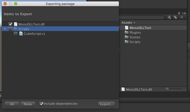 Unity screenshot