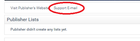 support address