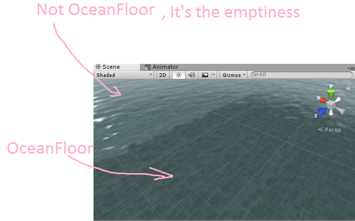 OceanFloor vs The emptiness