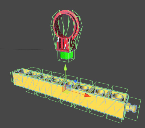 Colliders in connection points working