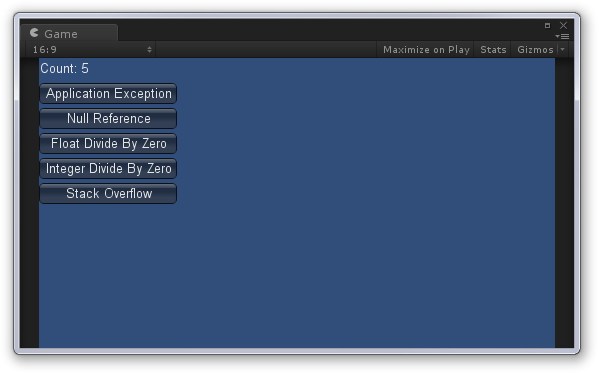 (exception handler screenshot)