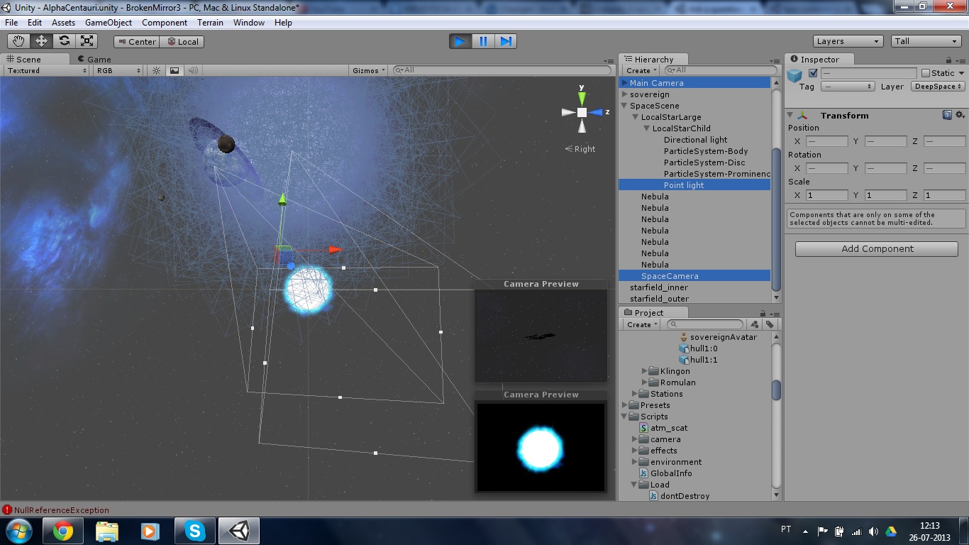 This one shows the relative positions of the cameras and their output