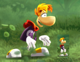 Rayman, large and small