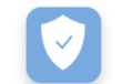 Blue & White shield icon
