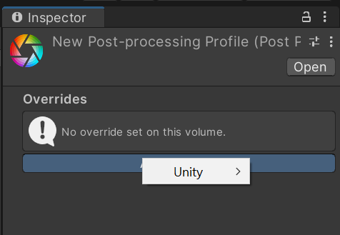 id like to do custom post processing effects but can find out where i could make that. at the moment the only option is unitys default post-processing effects