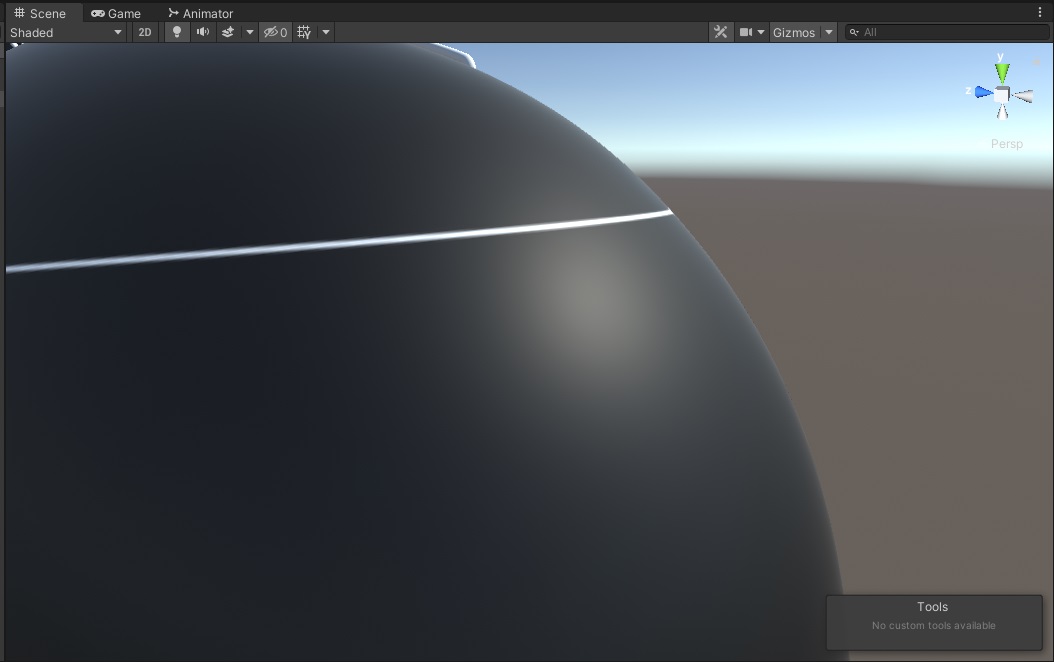 Figure 1 - 3D object in Unity Editor