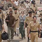 Jason Bateman, Jamie Foxx, Jennifer Garner, Ashraf Barhom, and Ali Suliman in The Kingdom (2007)