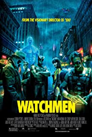 Billy Crudup, Malin Akerman, Matthew Goode, Jackie Earle Haley, Jeffrey Dean Morgan, and Patrick Wilson in Watchmen (2009)