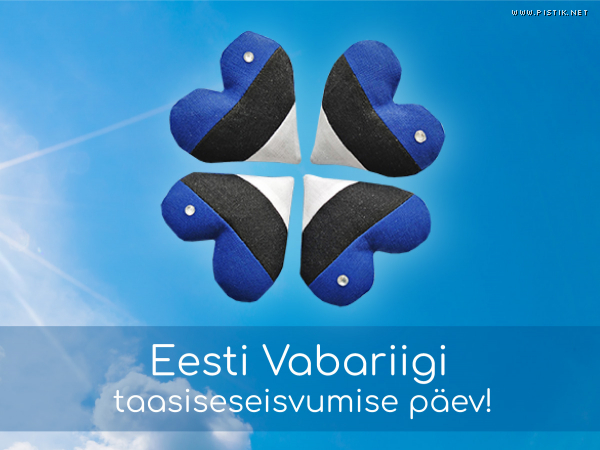 Ekaart: Eesti taasiseseisvumispäev