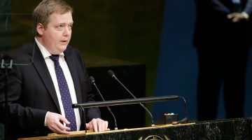 Prime Minister of Iceland Sigmundur David Gunnlaugsson